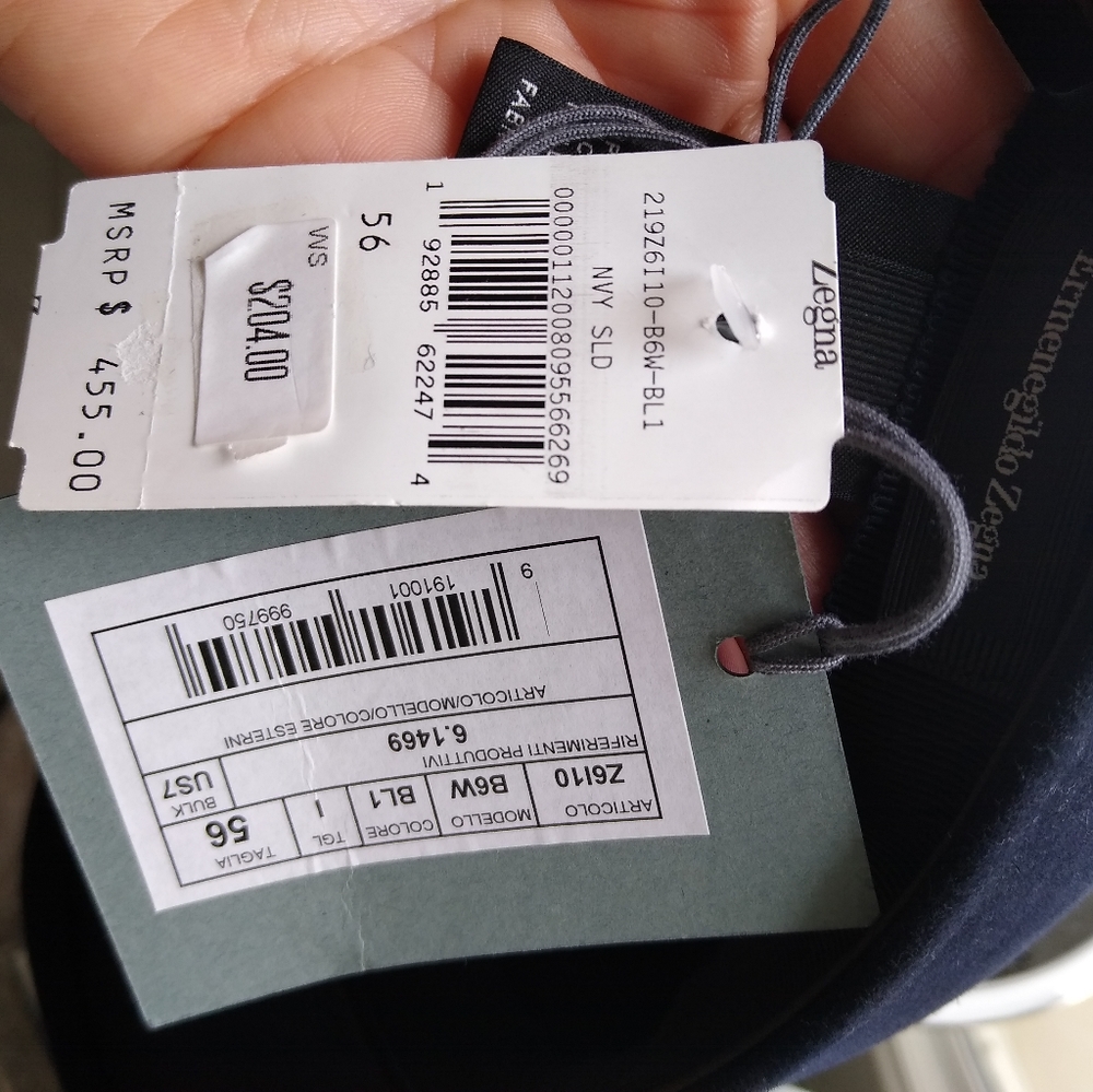Mens Zegna cap